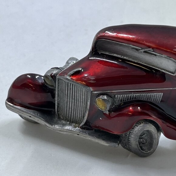 Vintage 1980 Bergamot Brass Works #X-39 Belt Buckle Red Car‎ 1930s Ford ZZ Top - Picture 11 of 15